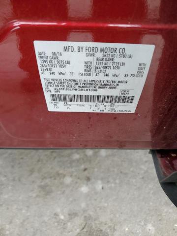 2LMTJ8LP8GBL81008 - 2016 LINCOLN MKX RESERVE Qırmızı foto 13