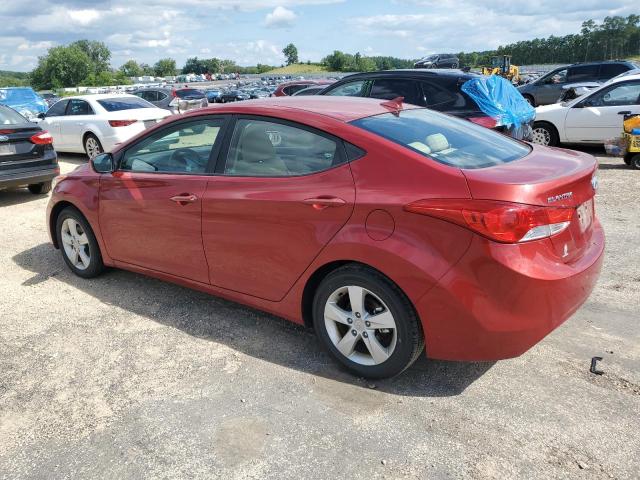 KMHDH4AE6DU520645 - 2013 HYUNDAI ELANTRA GLS RED photo 2