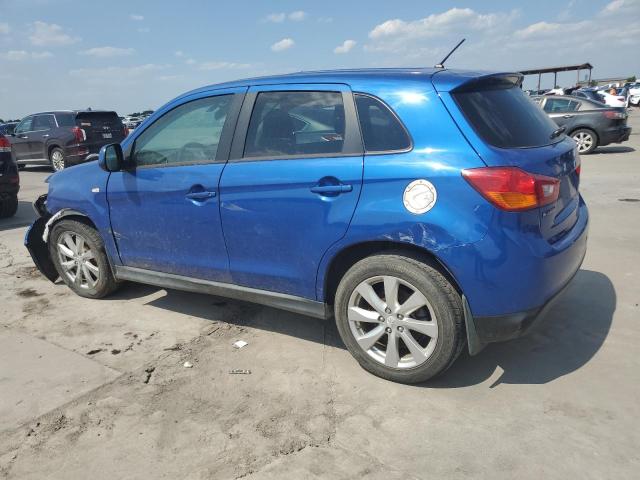 4A4AR3AU1FE058121 - 2015 MITSUBISHI OUTLANDER ES BLUE photo 2