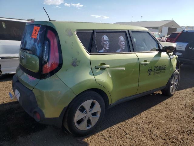 KNDJN2A22F7756723 - 2015 KIA SOUL GREEN photo 3