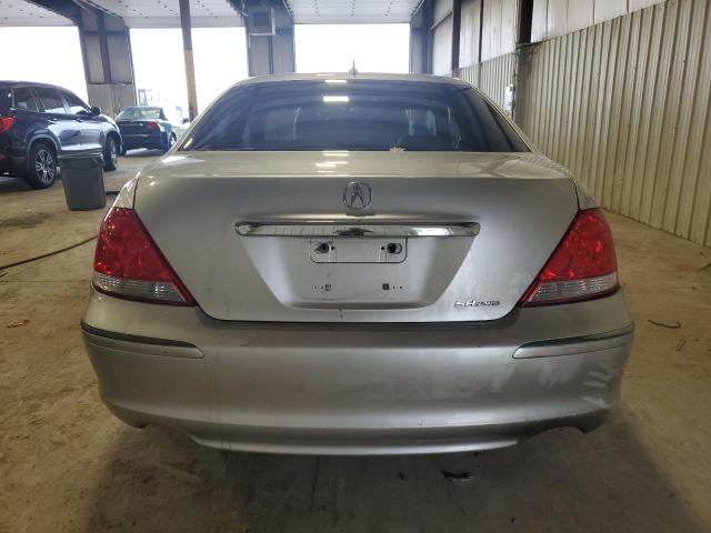 JH4KB16545C009848 - 2005 ACURA RL SILVER photo 6