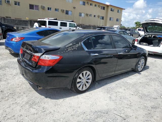 1HGCR2F81EA099460 - 2014 HONDA ACCORD EXL BLACK photo 3