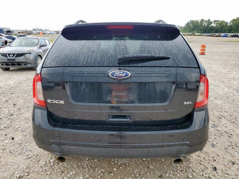 2FMDK3JC7DBB25437 - 2013 FORD EDGE SEL შავი ფოტო 6