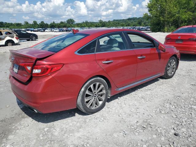 5NPE34AFXHH570920 - 2017 HYUNDAI SONATA SPORT RED photo 3