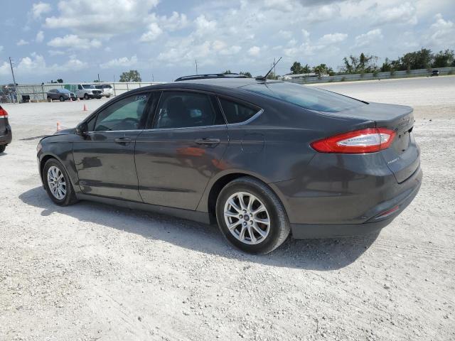 1FA6P0G79F5118395 - 2015 FORD FUSION S GRAY photo 2