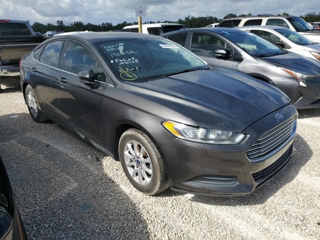 1FA6P0G79F5118395 - 2015 FORD FUSION S GRAY photo 4