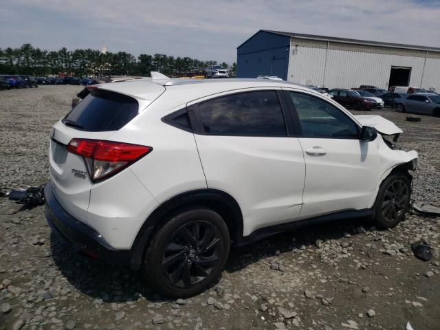 3CZRU6H10NM711076 - 2022 HONDA HR-V SPORT WHITE photo 3