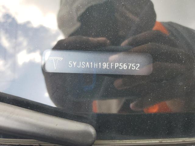 5YJSA1H19EFP56752 - 2014 TESLA MODEL S Черный фото 13