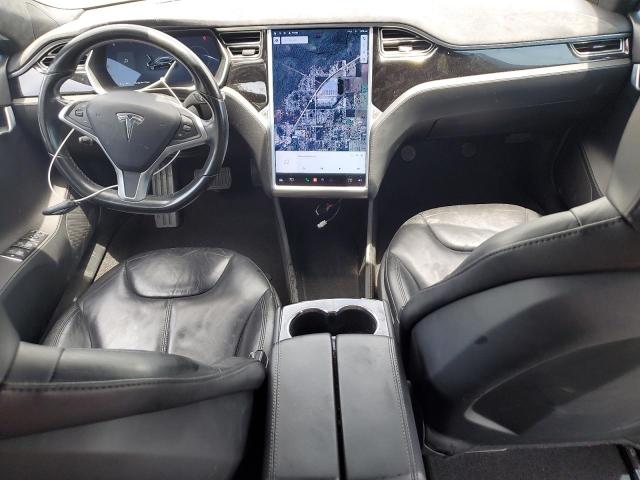 5YJSA1H19EFP56752 - 2014 TESLA MODEL S Черный фото 8