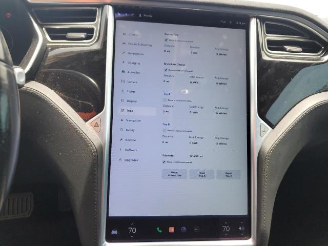 5YJSA1H19EFP56752 - 2014 TESLA MODEL S Черный фото 9