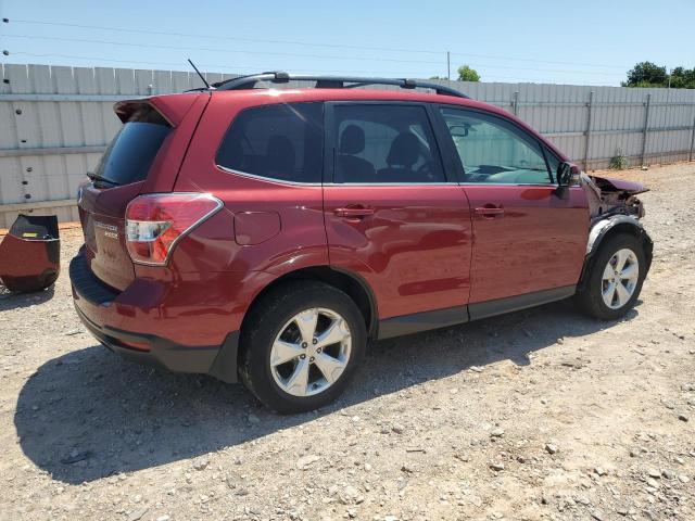 JF2SJAMC2EH461534 - 2014 SUBARU FORESTER 2.5I TOURING MAROON photo 3