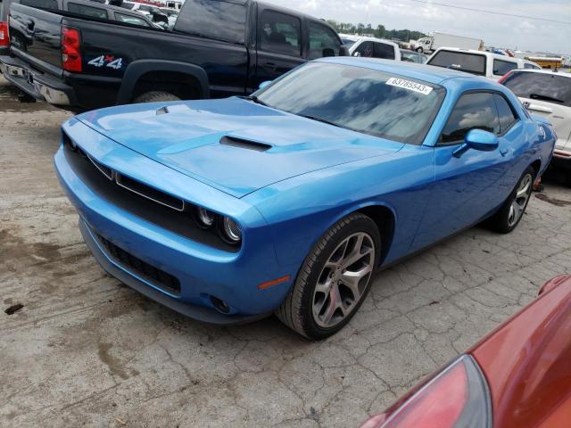 2C3CDZBG0FH911809 - 2015 DODGE CHALLENGER SXT PLUS BLUE photo 1