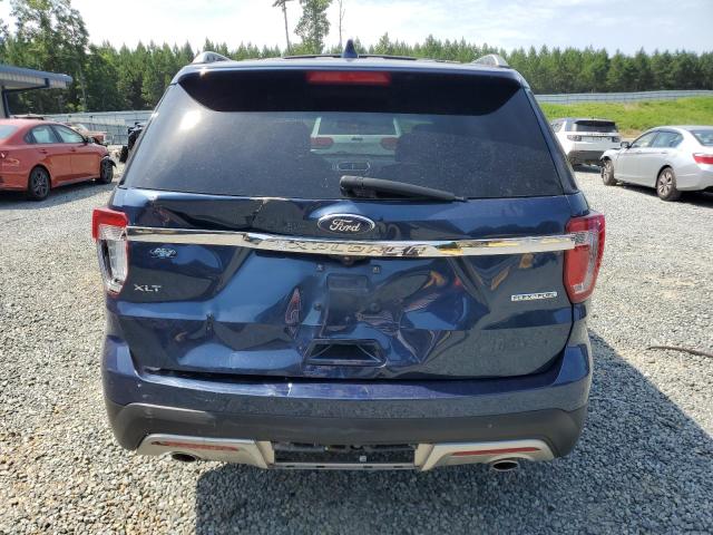 1FM5K7D84GGA09189 - 2016 FORD EXPLORER XLT BLUE photo 6