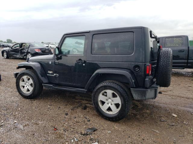 1J4FA54108L544333 - 2008 JEEP WRANGLER SAHARA BLACK photo 2