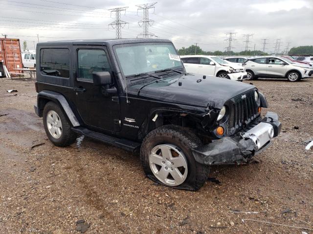 1J4FA54108L544333 - 2008 JEEP WRANGLER SAHARA BLACK photo 4