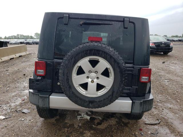 1J4FA54108L544333 - 2008 JEEP WRANGLER SAHARA BLACK photo 6