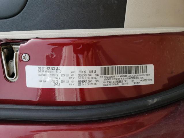 2C4RC1BG4HR509315 - 2017 CHRYSLER PACIFICA TOURING L Bordo foto 13