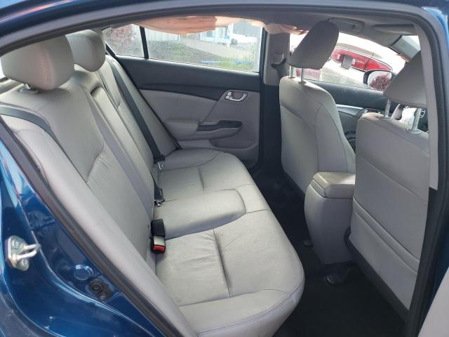 19XFB2F95EE056780 - 2014 HONDA CIVIC EXL ლურჯი ფოტო 10