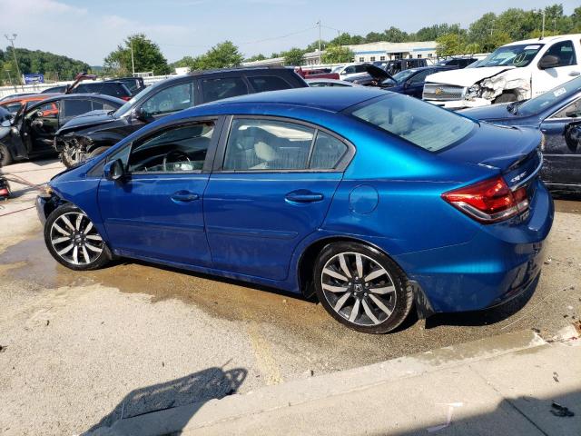 19XFB2F95EE056780 - 2014 HONDA CIVIC EXL ლურჯი ფოტო 2