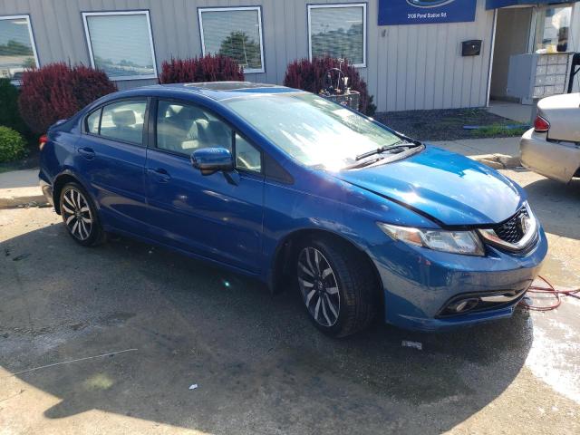 19XFB2F95EE056780 - 2014 HONDA CIVIC EXL ლურჯი ფოტო 4