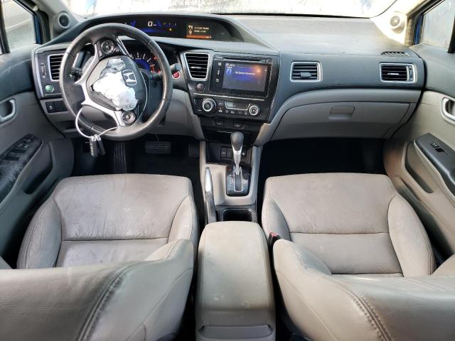 19XFB2F95EE056780 - 2014 HONDA CIVIC EXL ლურჯი ფოტო 8