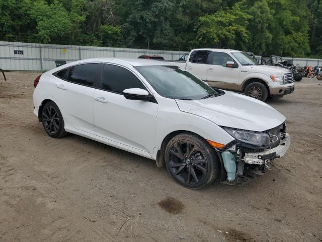 19XFC2F89LE017157 - 2020 HONDA CIVIC SPORT WHITE photo 4