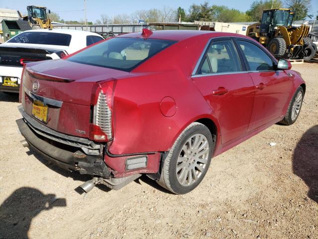 1G6DJ5EV8A0122187 - 2010 CADILLAC CTS PERFORMANCE COLLECTION RED photo 4