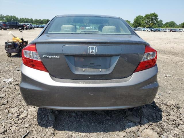 19XFB2F5XCE383976 - 2012 HONDA CIVIC LX GRAY photo 6