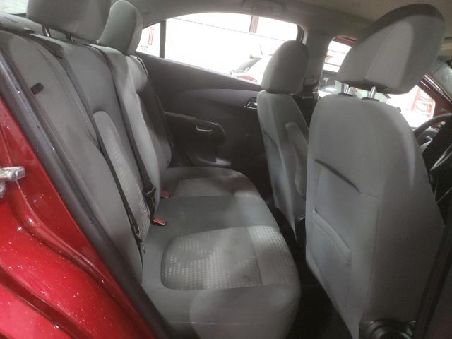 1G1JA5SHXC4134103 - 2012 CHEVROLET SONIC LS წითელი ფოტო 10