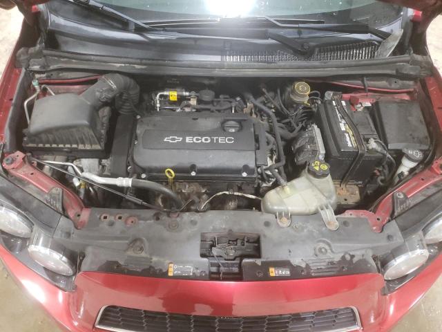 1G1JA5SHXC4134103 - 2012 CHEVROLET SONIC LS წითელი ფოტო 11