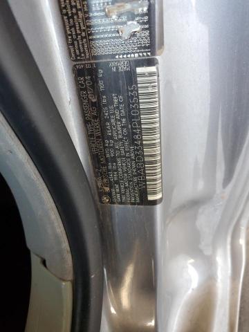 WBABD33484PL03535 - 2004 BMW 325I CI SILVER photo 12