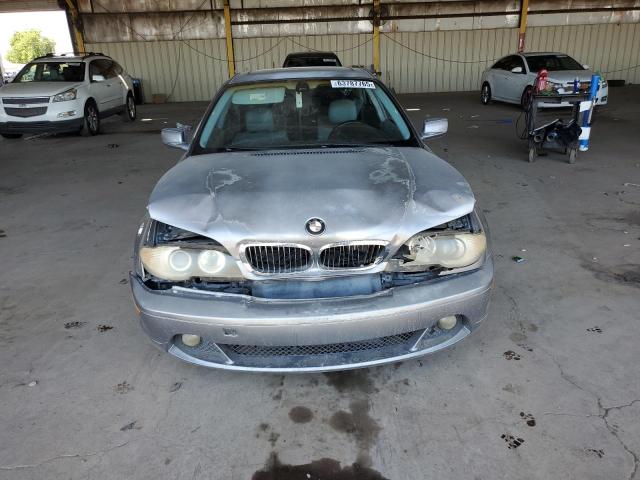 WBABD33484PL03535 - 2004 BMW 325I CI SILVER photo 5