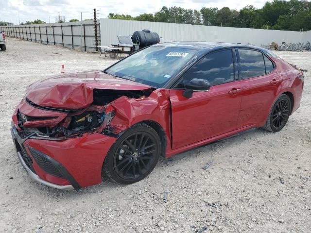 4T1K61AK3MU456632 - 2021 TOYOTA CAMRY XSE RED photo 1