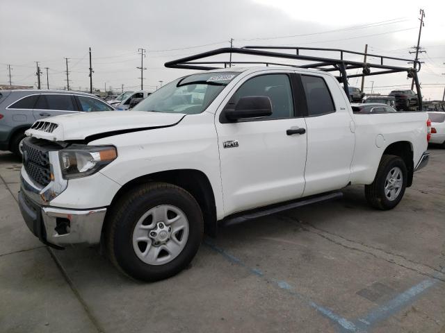5TFRY5F15LX265439 - 2020 TOYOTA TUNDRA DOUBLE CAB SR/SR5 WHITE photo 1