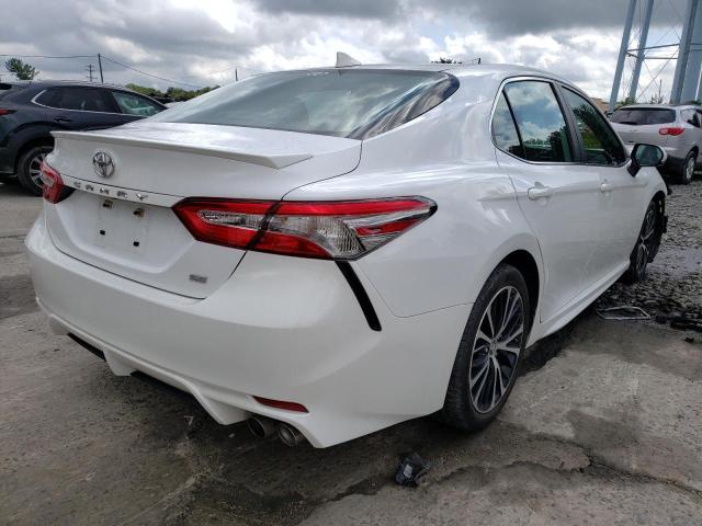 4T1B11HK2KU760648 - 2019 TOYOTA CAMRY SE L WHITE photo 3