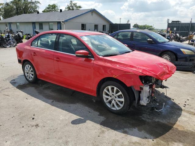 3VWD07AJ8EM434590 - 2014 VOLKSWAGEN JETTA SE RED photo 4