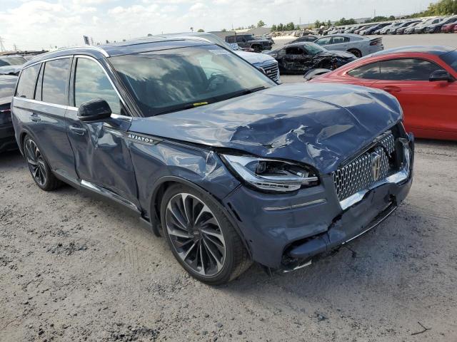 5LM5J7XC4MGL04062 - 2021 LINCOLN AVIATOR RESERVE BLUE photo 4