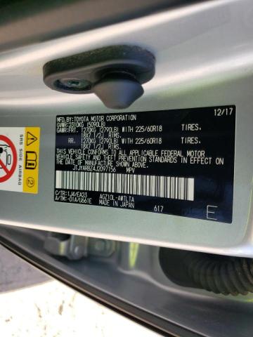 JTJYARBZ4J2097156 - 2018 LEXUS NX 300 BASE ვერცხლისფერი ფოტო 12