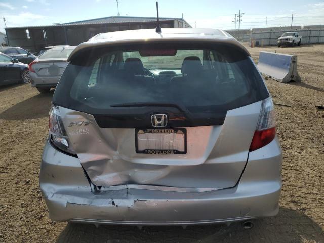 JHMGE8H57BS006110 - 2011 HONDA FIT SPORT SILVER photo 6