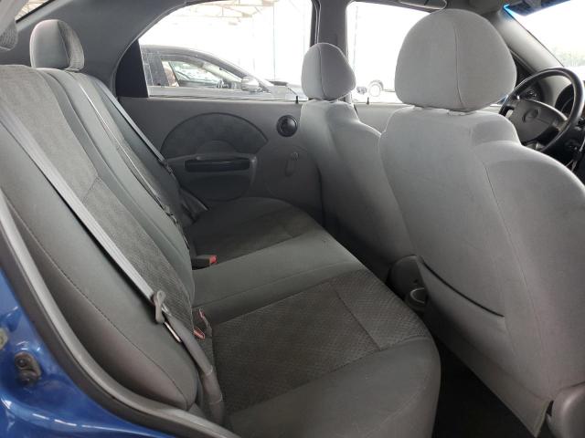 KL1TD52685B328527 - 2005 CHEVROLET AVEO BASE BLUE photo 10
