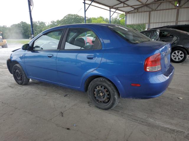 KL1TD52685B328527 - 2005 CHEVROLET AVEO BASE BLUE photo 2