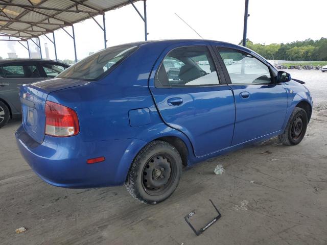 KL1TD52685B328527 - 2005 CHEVROLET AVEO BASE BLUE photo 3
