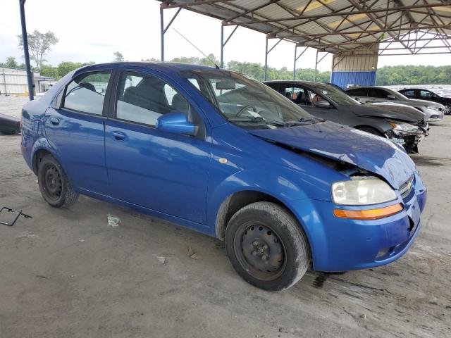 KL1TD52685B328527 - 2005 CHEVROLET AVEO BASE BLUE photo 4