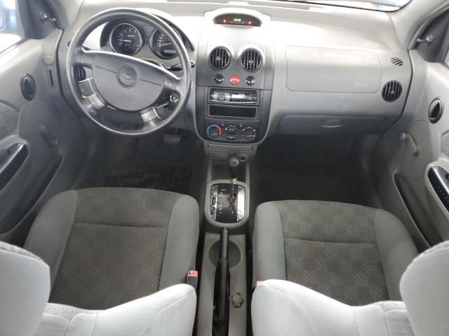 KL1TD52685B328527 - 2005 CHEVROLET AVEO BASE BLUE photo 8