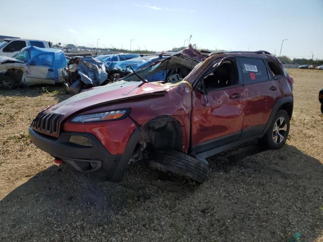 1C4PJMBS5HW525307 - 2017 JEEP CHEROKEE TRAILHAWK წითელი ფოტო 1