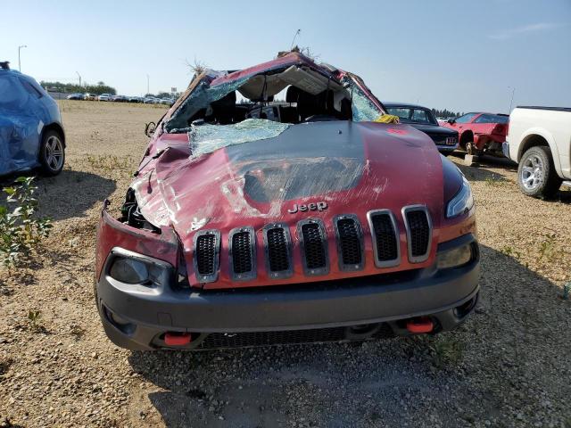 1C4PJMBS5HW525307 - 2017 JEEP CHEROKEE TRAILHAWK წითელი ფოტო 5