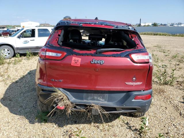 1C4PJMBS5HW525307 - 2017 JEEP CHEROKEE TRAILHAWK წითელი ფოტო 6