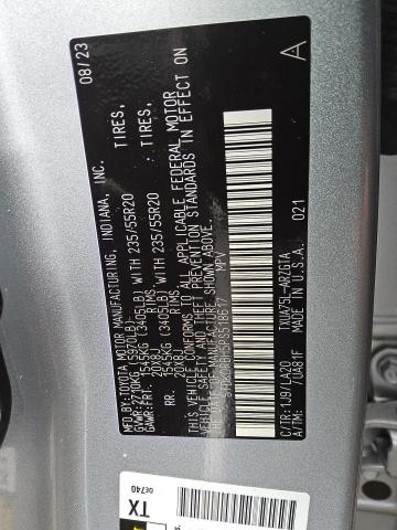 5TDKDRBH5PS518617 - 2023 TOYOTA HIGHLANDER L 银色 照片 13