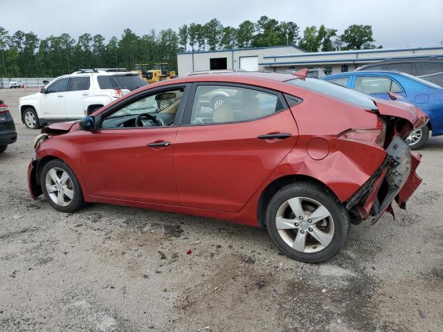 KMHDH4AE6BU095506 - 2011 HYUNDAI ELANTRA GLS BURGUNDY photo 2