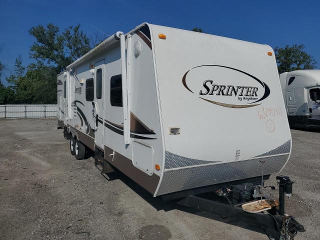 4YDT31128A1530252 - 2010 KEYSTONE SPRINTER WHITE photo 1